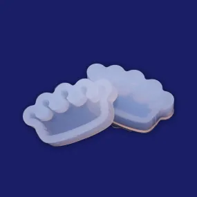 1 pcs Crown shape Crystal silicone mold pendant  32*18*7mm DIY Jewellery Making  Cabochons for earrings pendant Resin Silicone Mould