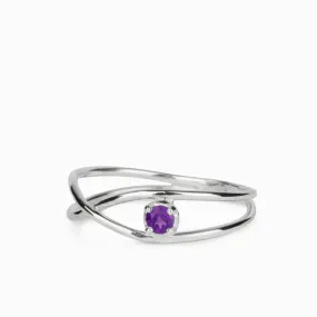Amethyst Birthstone Ring