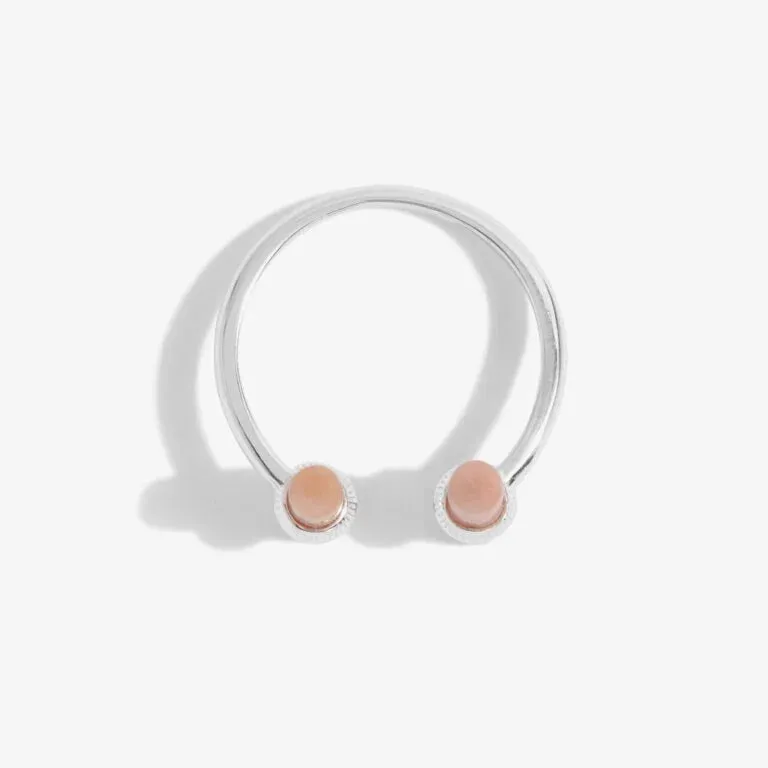 Aura Rhodochrosite Bar Ring