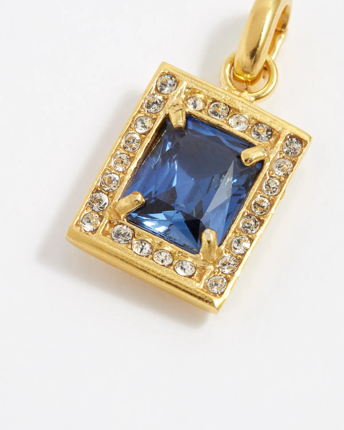 Blue Crystal Charm