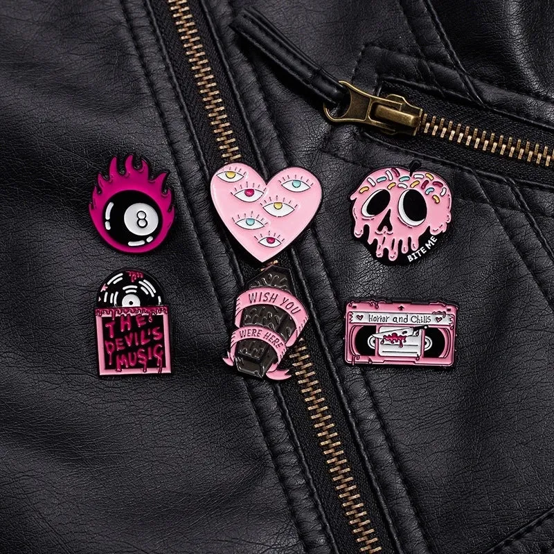 Cartoon Style Cowboy Style Animal Skull Alloy Stamping Stoving Varnish Women's Brooches
