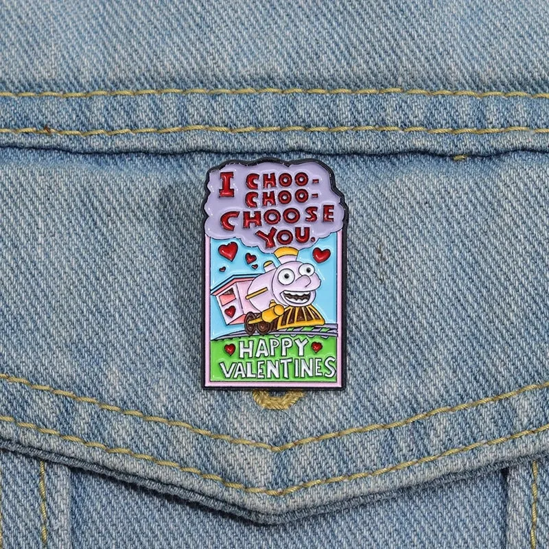 Cartoon Style Cute Cowboy Style Animal Cartoon Character Letter Alloy Stamping Stoving Varnish Plating Unisex Badge Brooches Collar Pin