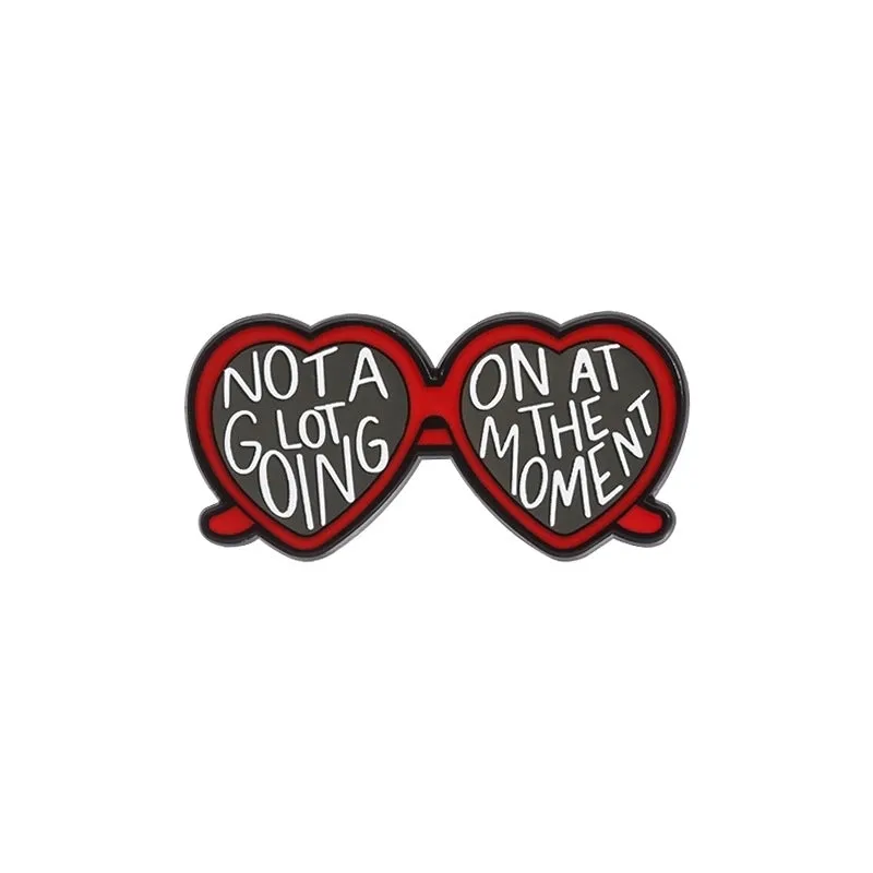 Cartoon Style Cute Cowboy Style Animal Letter Eye Alloy Stamping Stoving Varnish Plating Unisex Badge Brooches Collar Pin