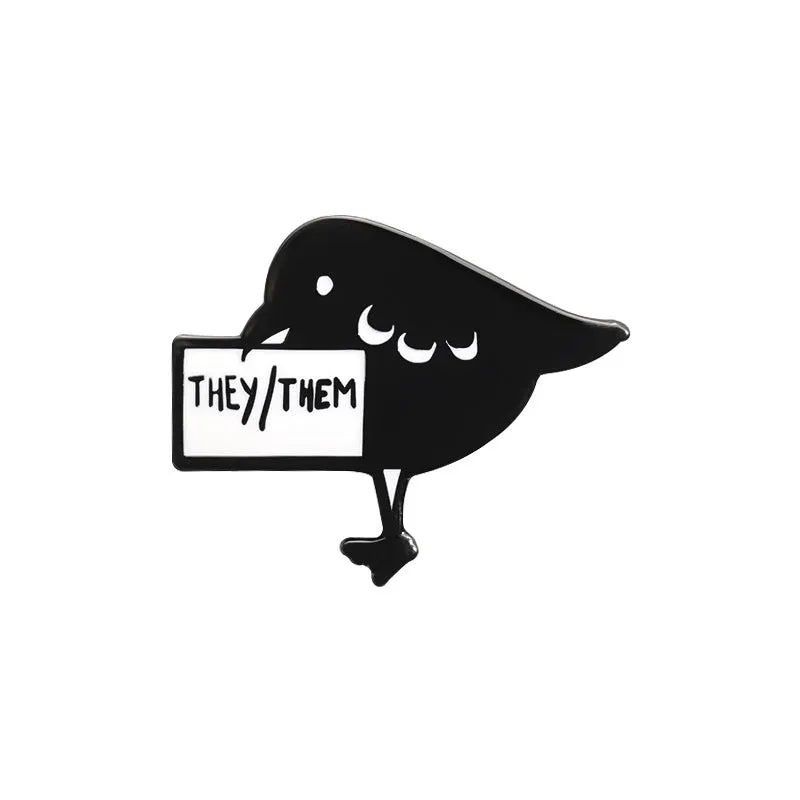 Cartoon Style Cute Cowboy Style Animal Letter Eye Alloy Stamping Stoving Varnish Plating Unisex Badge Brooches Collar Pin