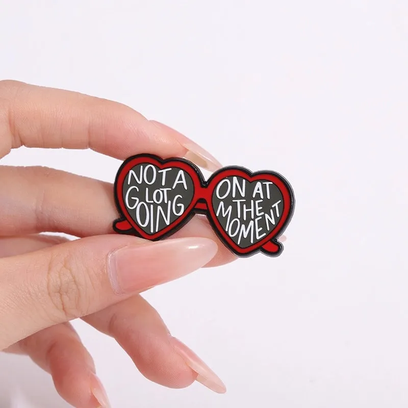 Cartoon Style Cute Cowboy Style Animal Letter Eye Alloy Stamping Stoving Varnish Plating Unisex Badge Brooches Collar Pin