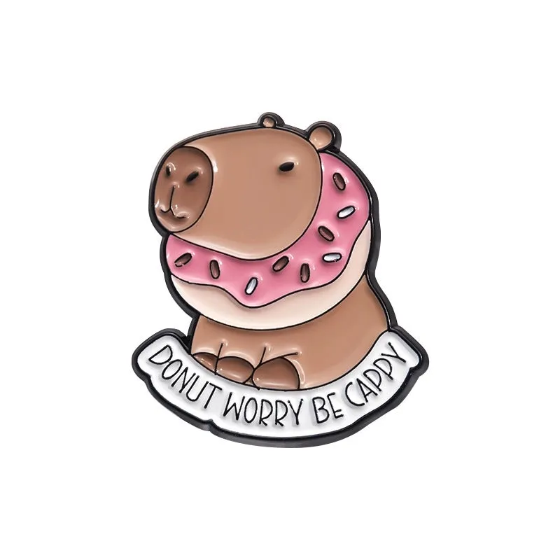 Cartoon Style Cute Pin Animal Bear Alloy Plating Unisex Brooches