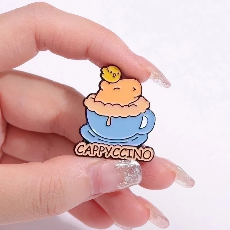 Cartoon Style Cute Pin Animal Letter Alloy Plating Unisex Brooches