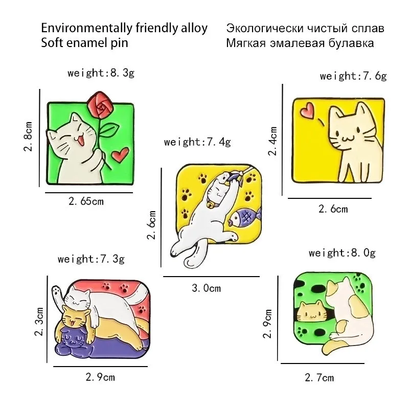 Cartoon Style Pin Animal Alloy Animal Unisex Brooches