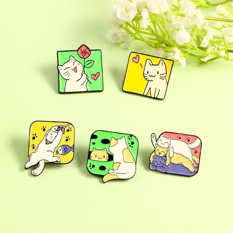 Cartoon Style Pin Animal Alloy Animal Unisex Brooches