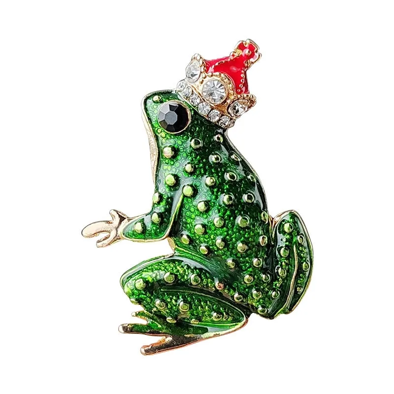 Cartoon Style Pin Animal Alloy Inlay Rhinestones Unisex Brooches