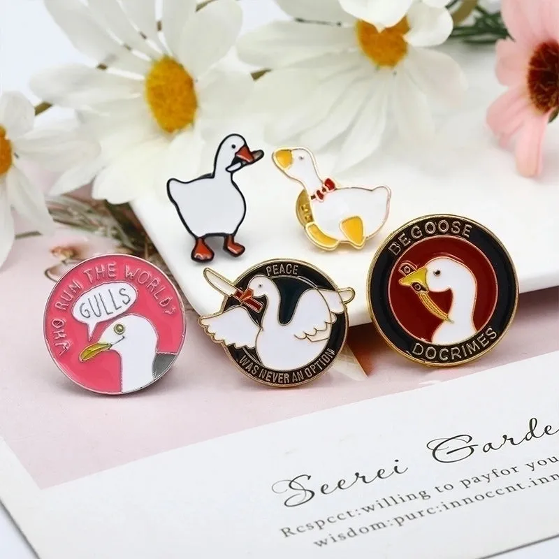 Cartoon Style Pin Animal Alloy Plating Women'S Brooches