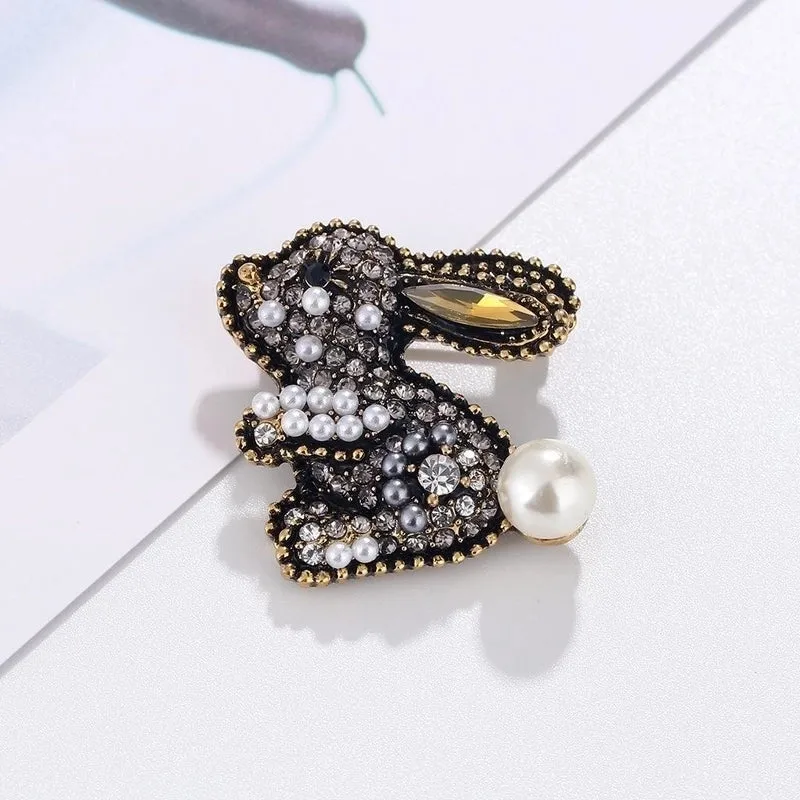 Cartoon Style Pin Animal Alloy Stoving Varnish Women'S Brooches