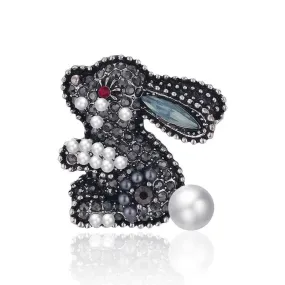 Cartoon Style Pin Animal Alloy Stoving Varnish Women'S Brooches