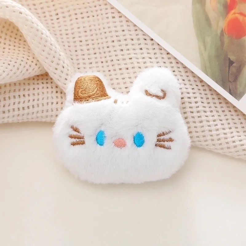 Cartoon Style Pin Animal Plush Kid'S Brooches