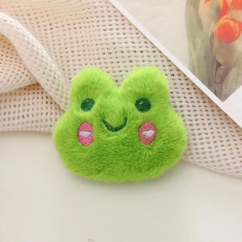 Cartoon Style Pin Animal Plush Kid'S Brooches