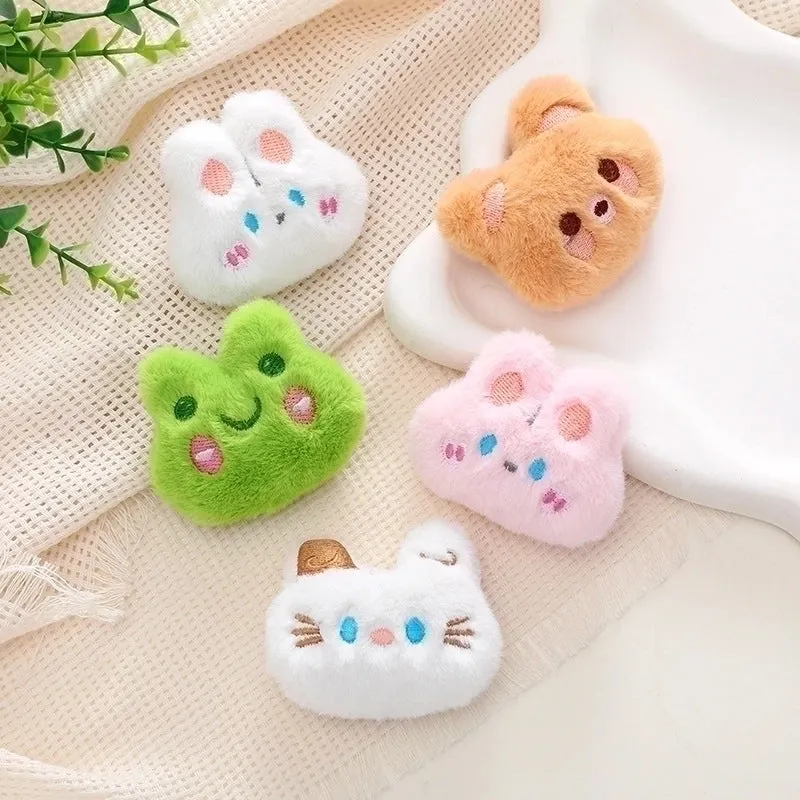 Cartoon Style Pin Animal Plush Kid'S Brooches