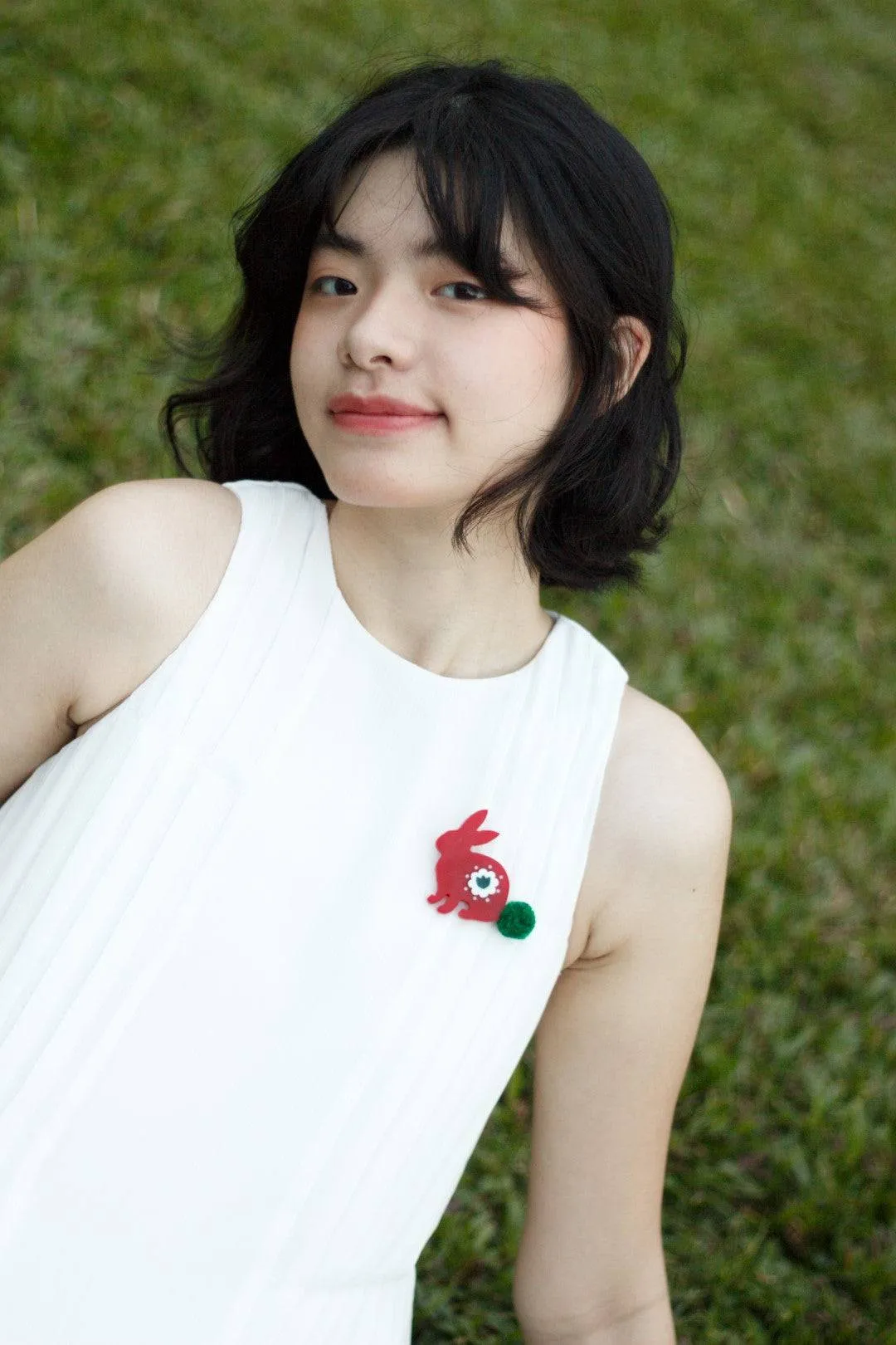 Chrisy Bunny Brooch
