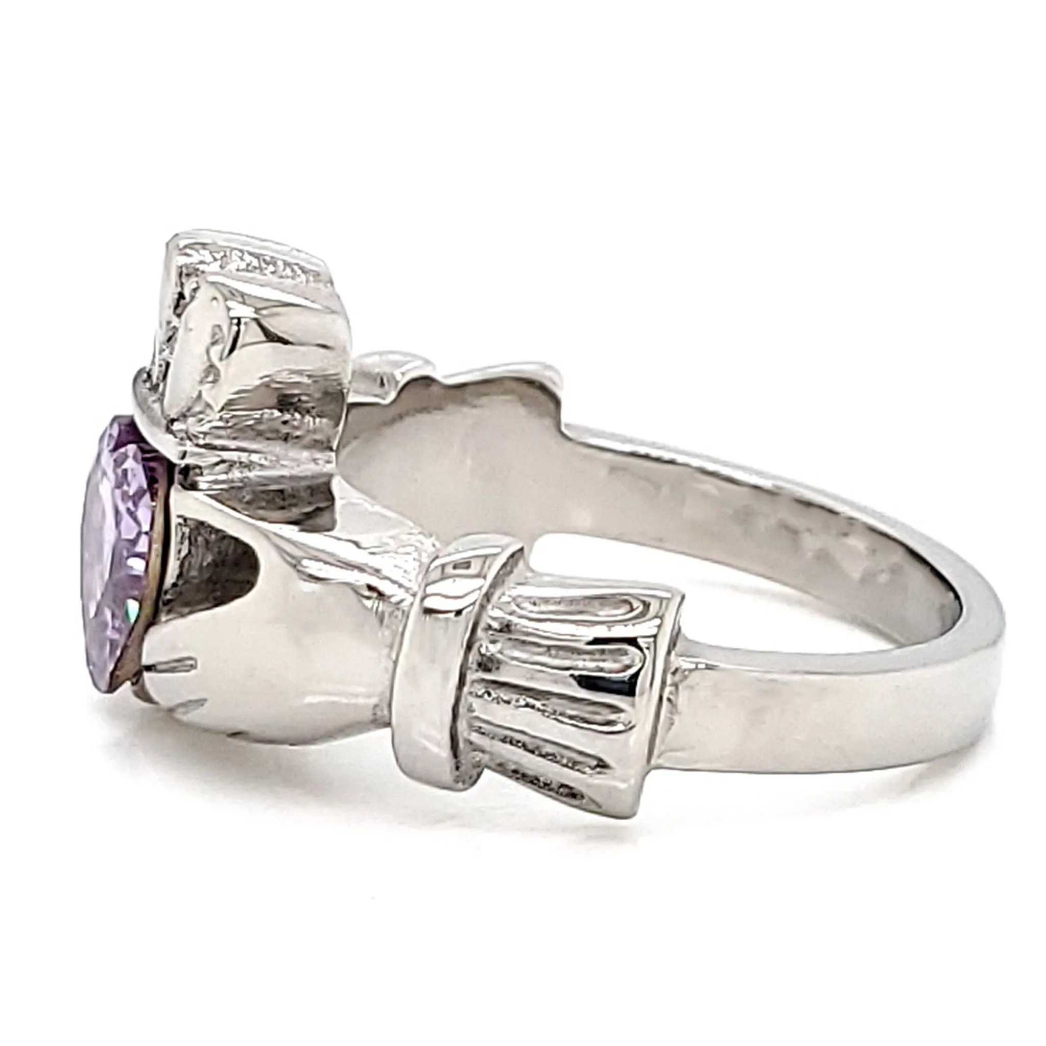 Claddagh Love, Loyalty, & Friendship Birthstone Ring / FBS0001