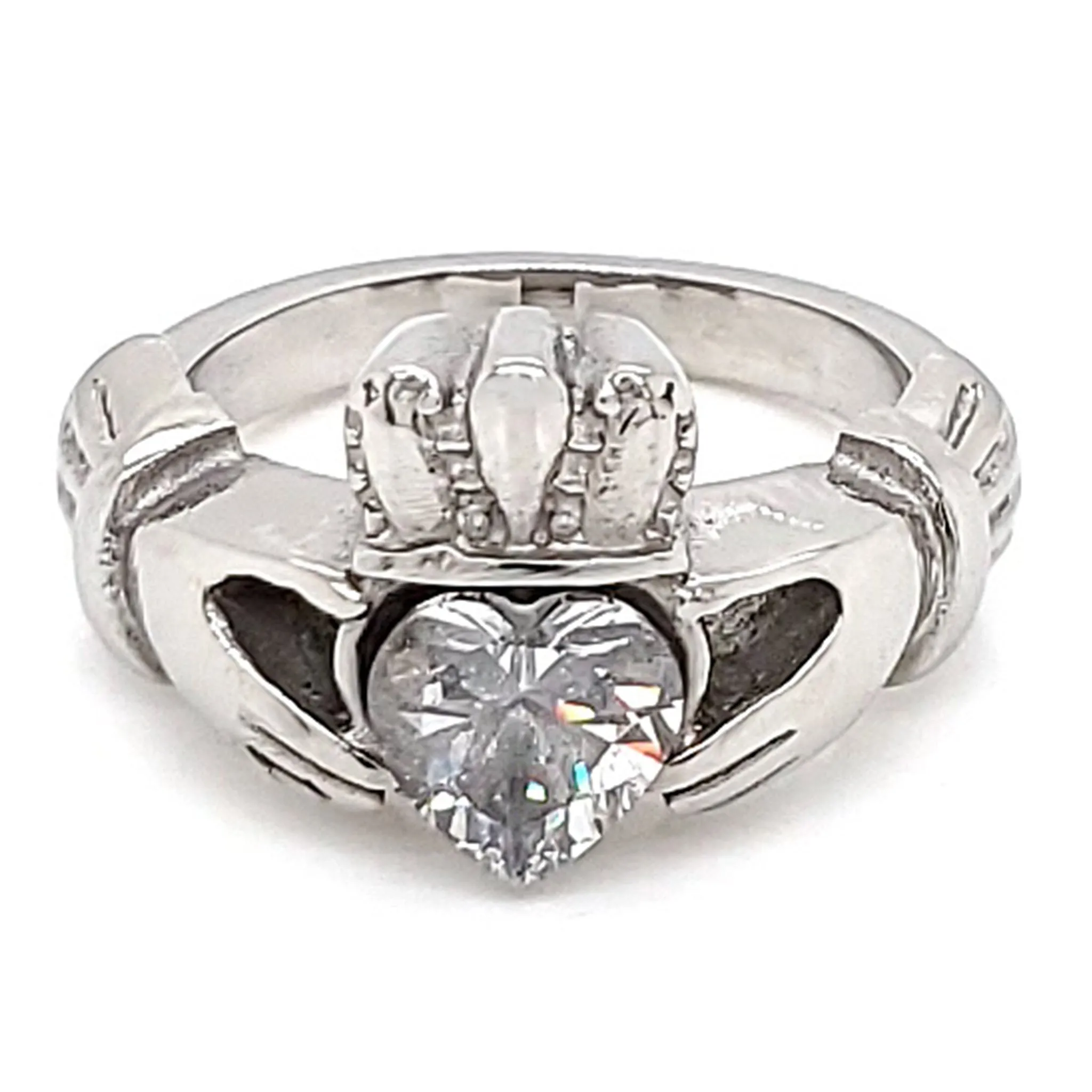 Claddagh Love, Loyalty, & Friendship Birthstone Ring / FBS0001