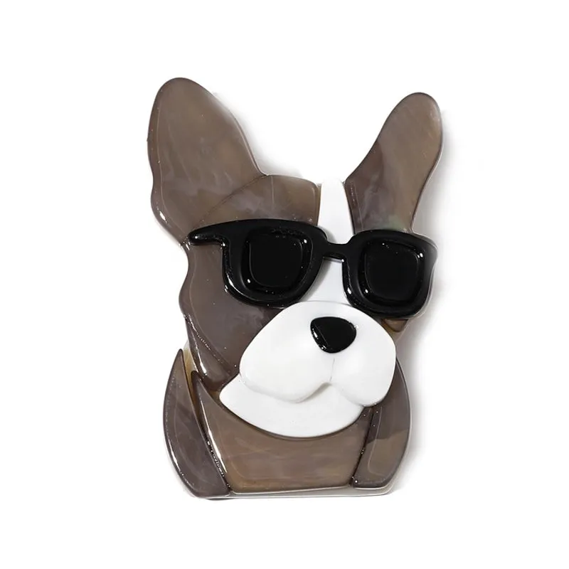 Commute Pin Animal Arylic Patchwork Unisex Brooches