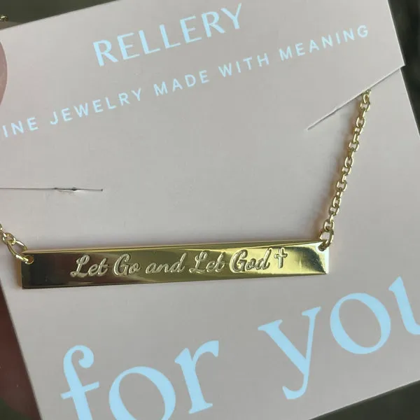 Coordinates Bar Necklace