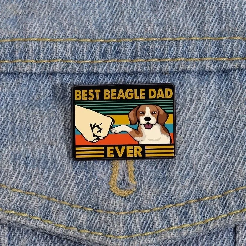 Cute Pin Animal Cartoon Mixed Materials Printing Unisex Brooches