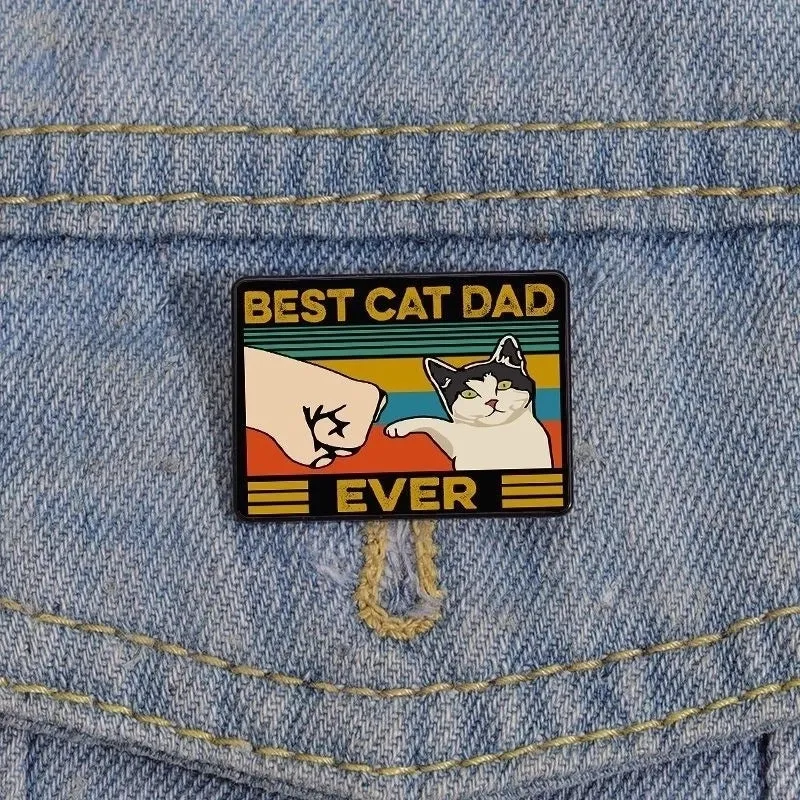 Cute Pin Animal Cartoon Mixed Materials Printing Unisex Brooches