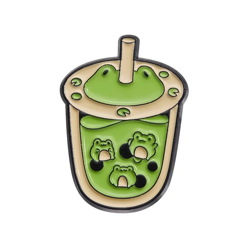 Cute Pin Animal Cup Zinc Alloy Plating Unisex Brooches