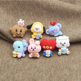 Cute Sweet Pin Animal Cartoon Character Resin Unisex Brooches