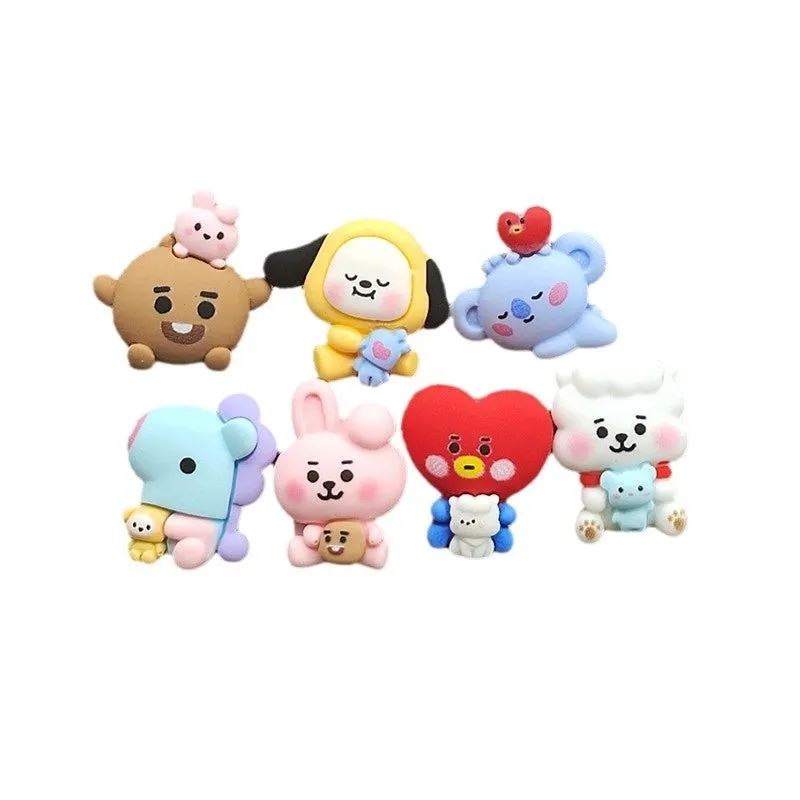 Cute Sweet Pin Animal Cartoon Character Resin Unisex Brooches