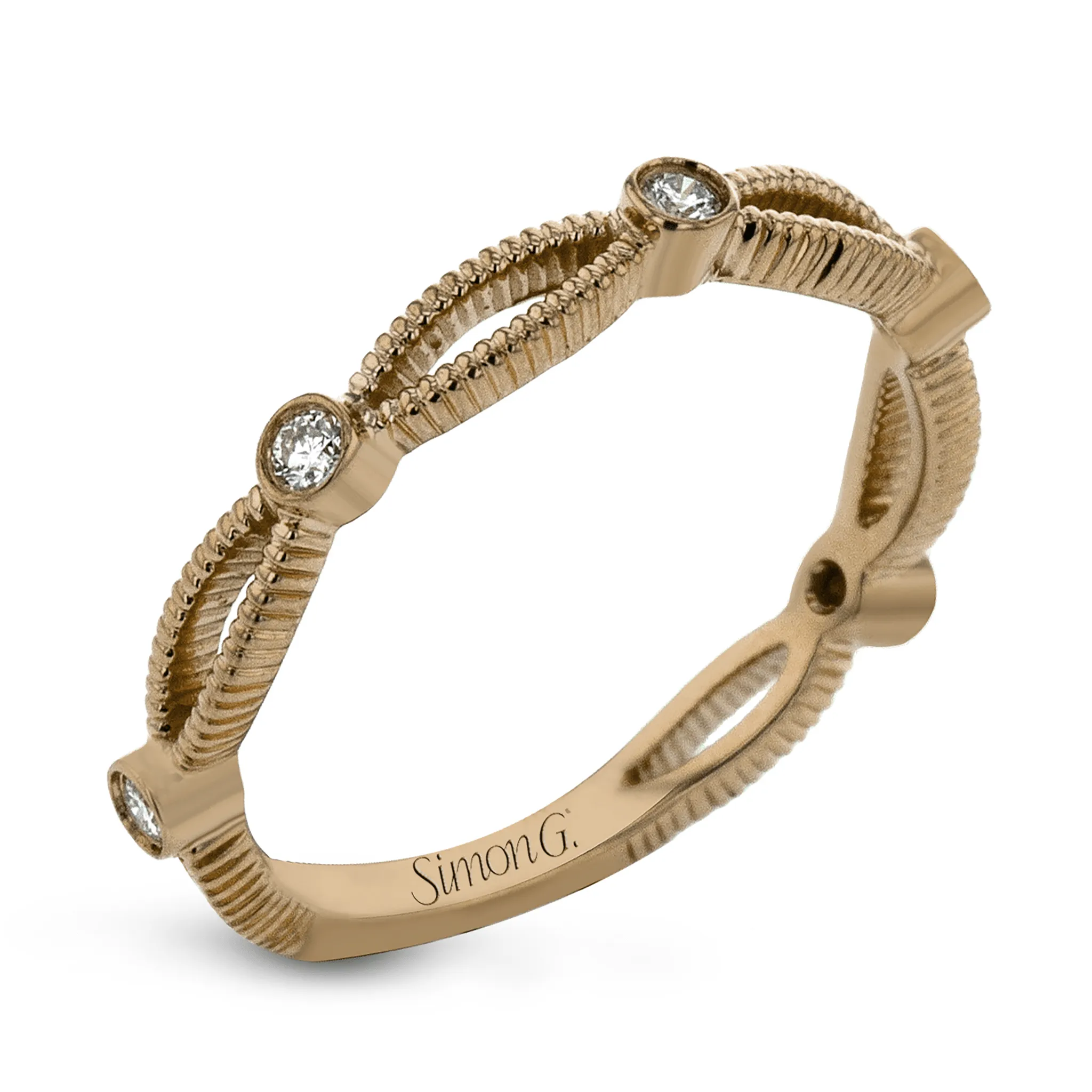 Fashion Ring in 18k Gold with Diamonds
