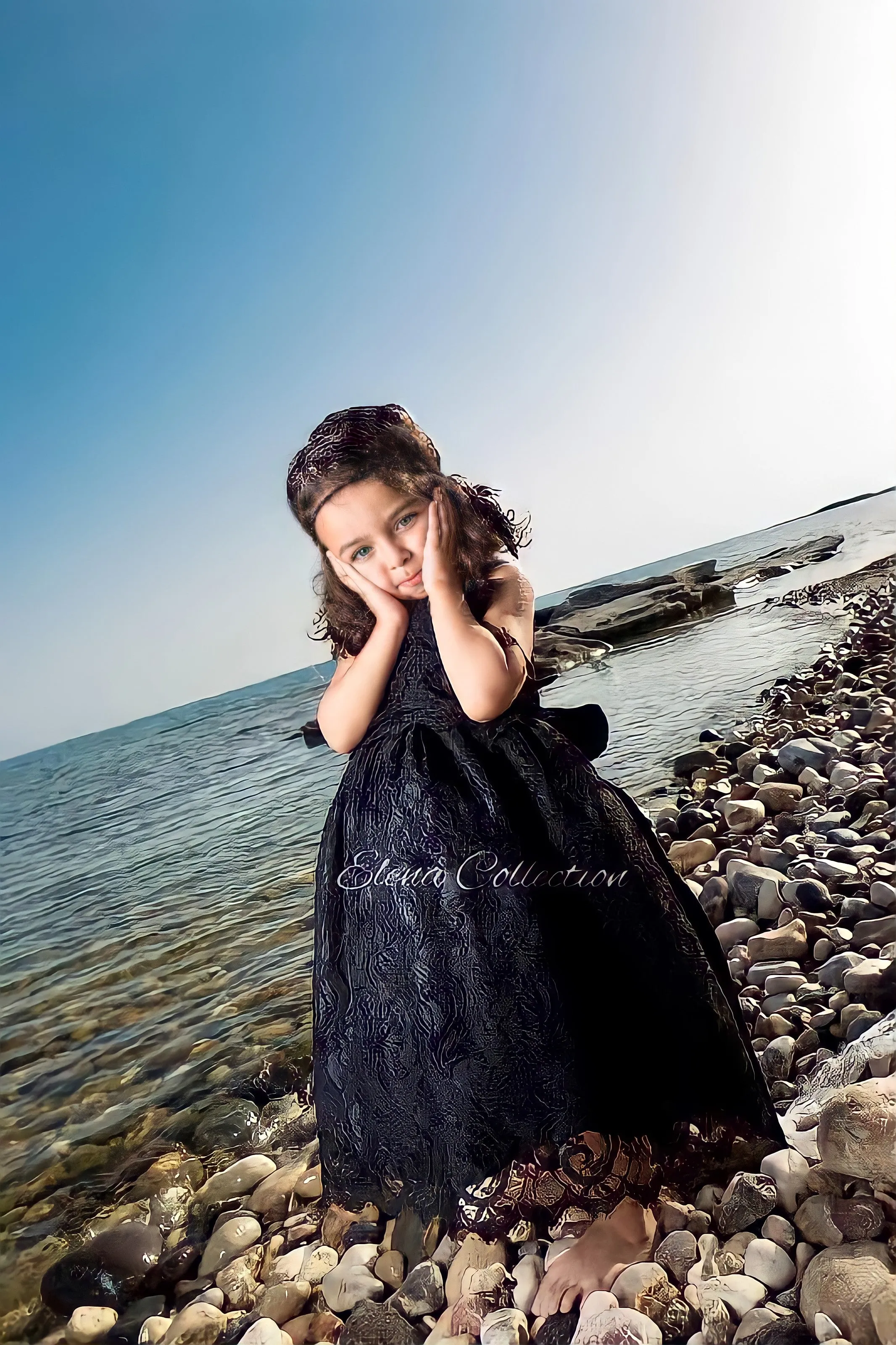 Flower Girl Sleeveless Dress - Tiffany