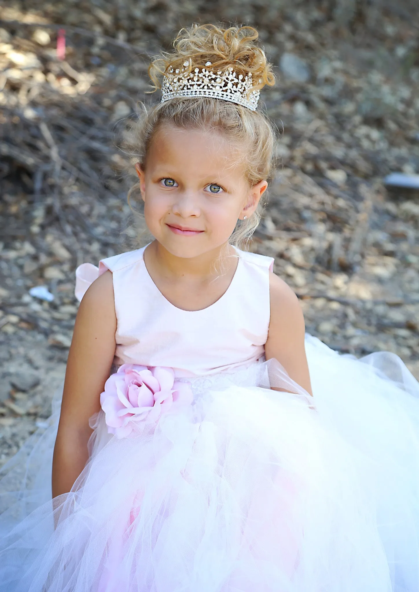 Flower Girl Tutu Dress - Rose