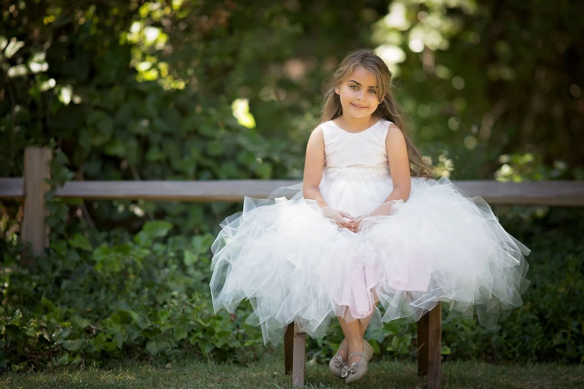 Flower Girl Tutu Dress - Rose