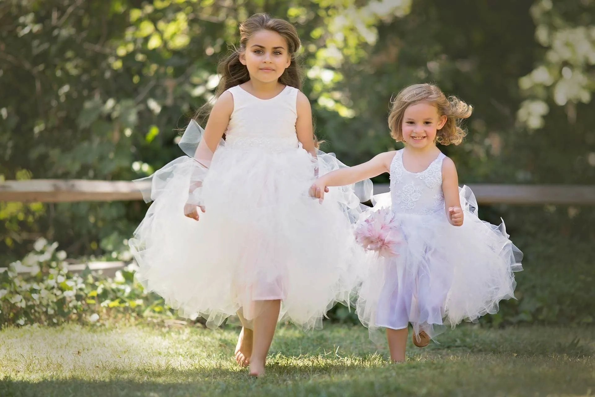 Flower Girl Tutu Dress - Rose
