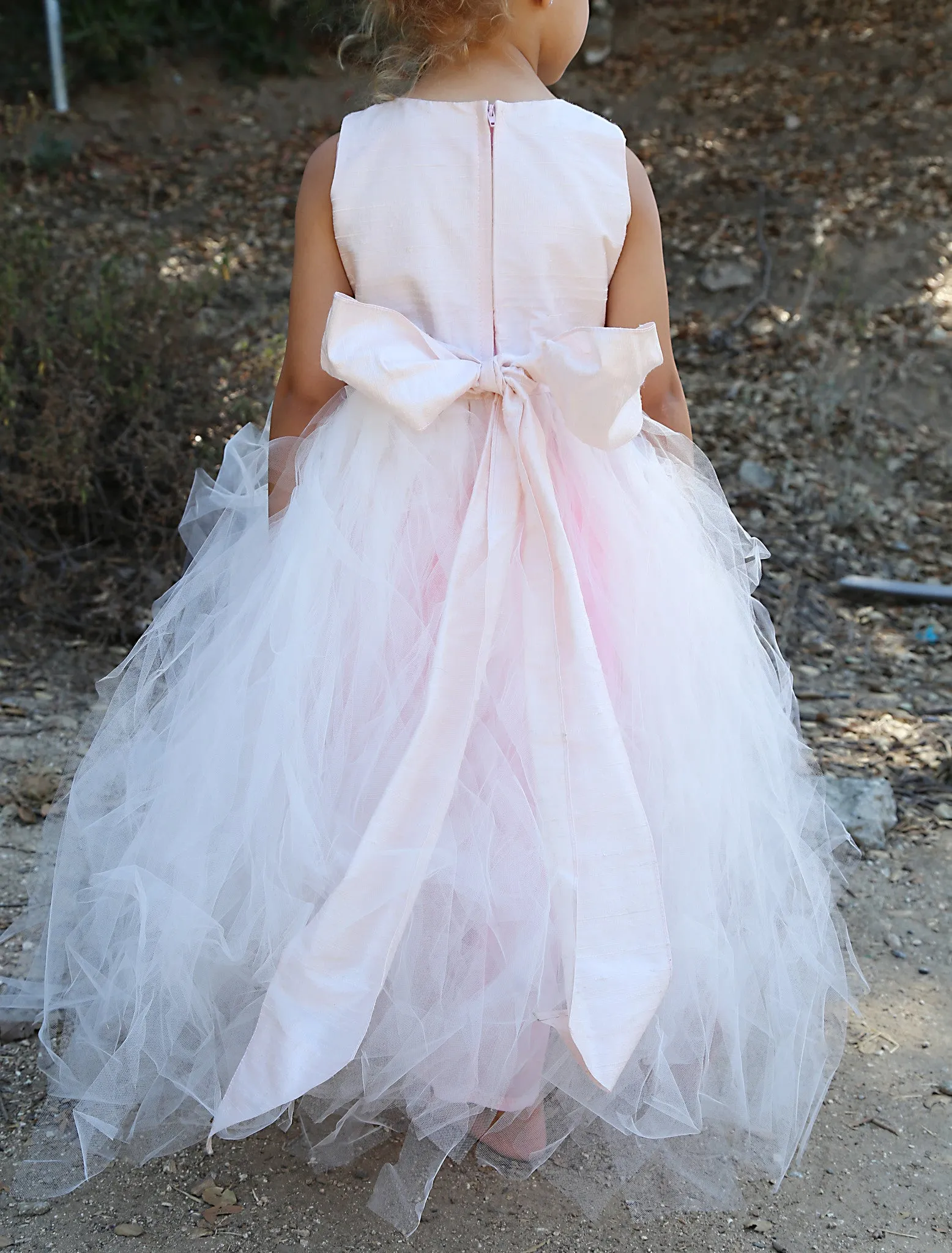 Flower Girl Tutu Dress - Rose