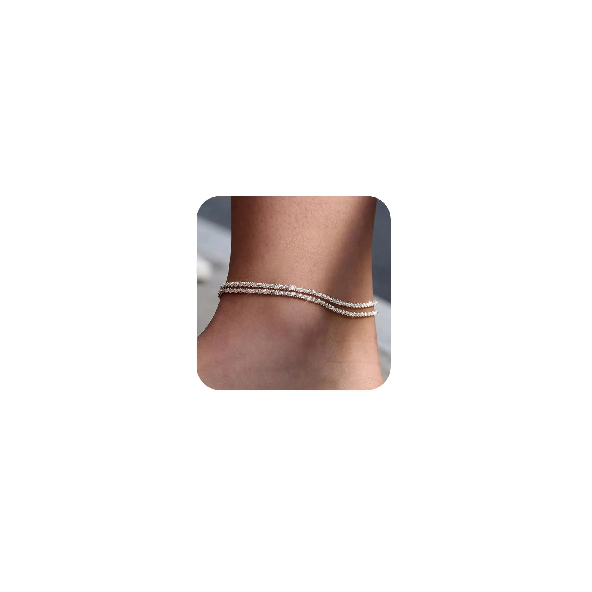 Freekiss Gold Bracelets for Women, Layered 14K Gold Plated Dainty Paperclip Cuban Link Bracelet Adjustable Herringbone Figaro Pearl Chain Bracelets Set Gold Jewelry for Women