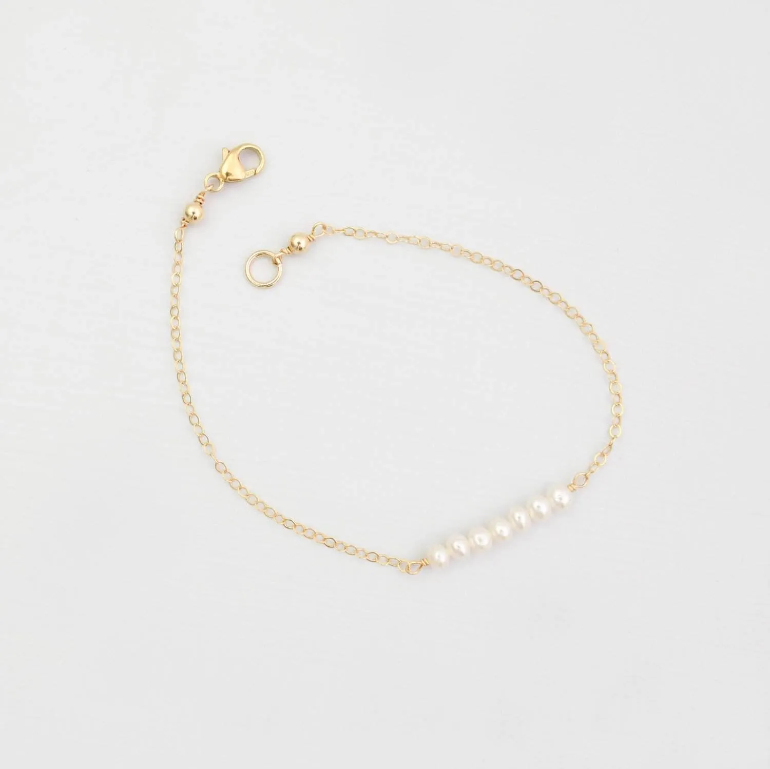 Freshwater Pearl Bar Bracelet - 'Sia'