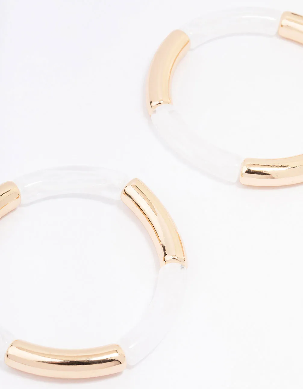 Gold Marble Stretch Bracelet Pack