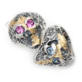 Good Luck Graffiti Skull Rings