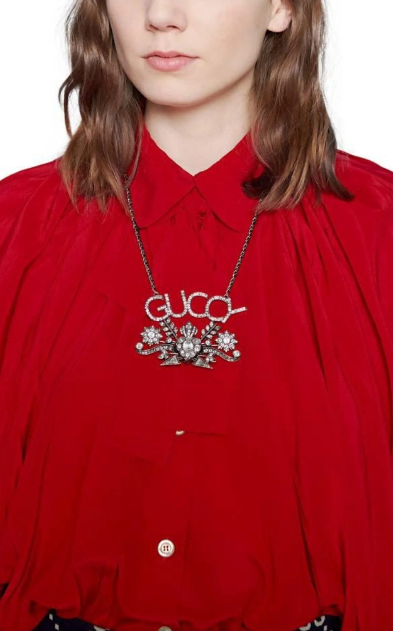 GUCCY Crystal Necklace