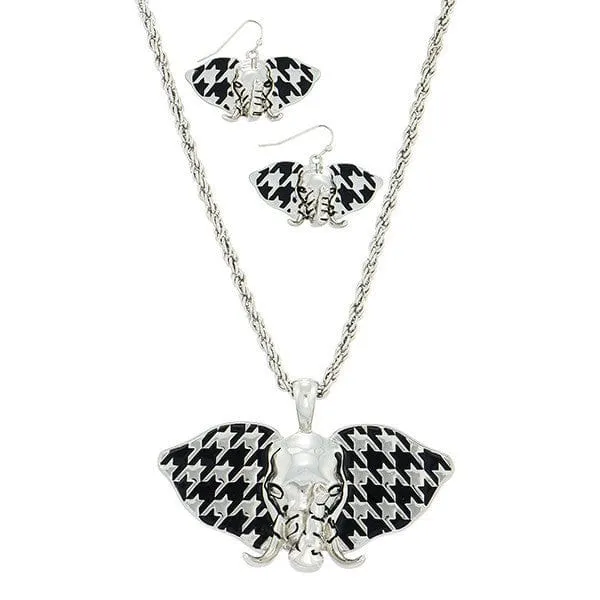 Houndstooth Elephant Set
