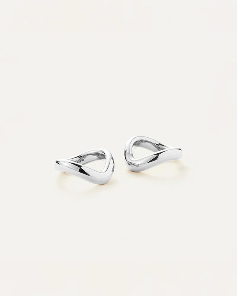 Jenny Bird Ola Ring Set in Sterling Silver - Size 7