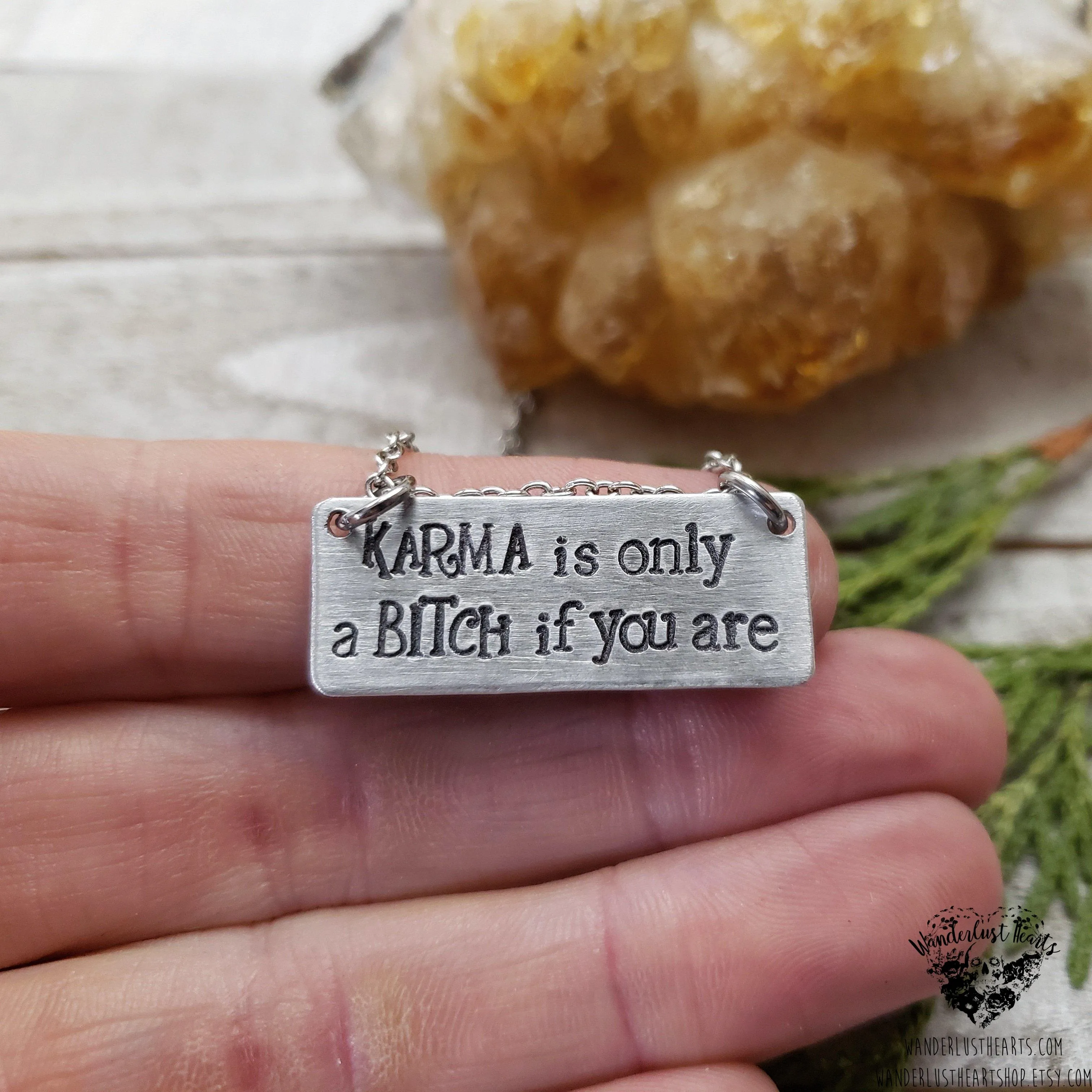 Just Karma necklace