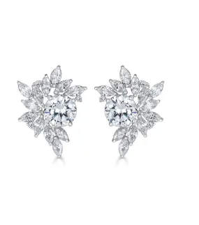 Liz Garland Cluster Earrings