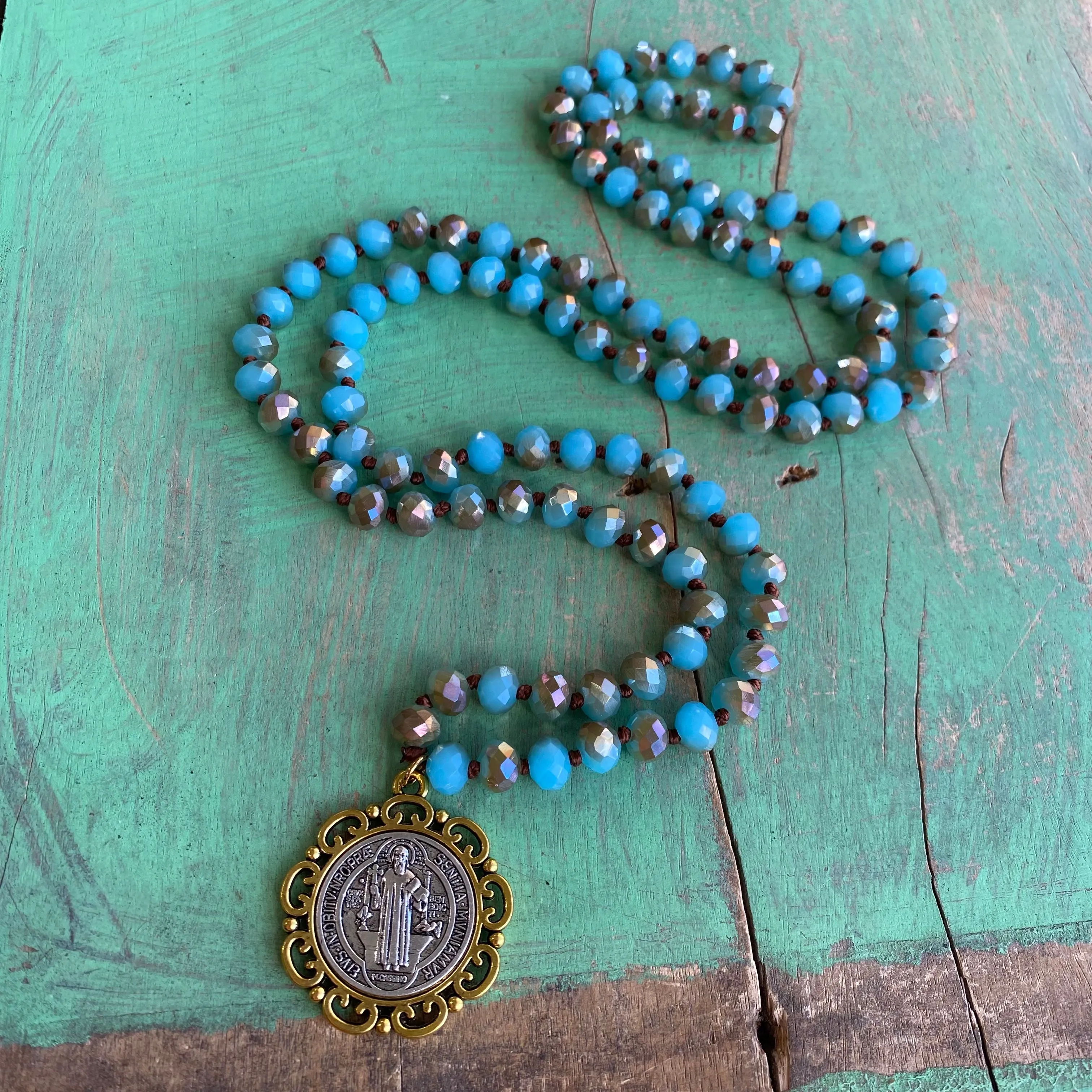 Long Crystal Faith Necklaces