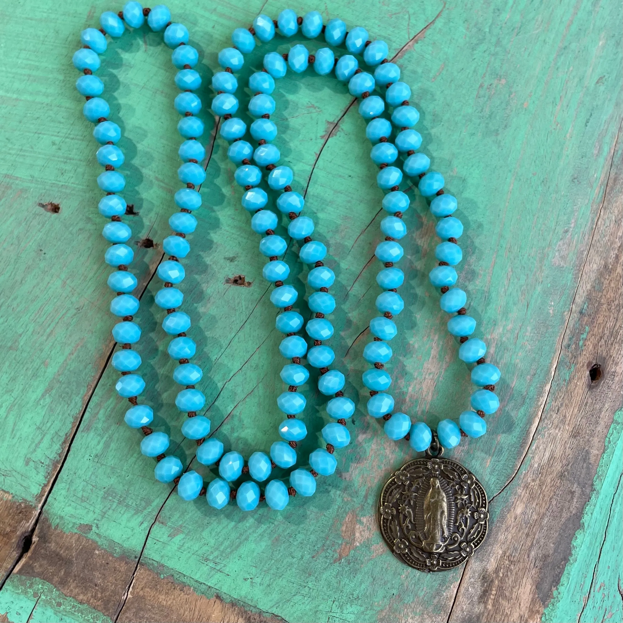 Long Crystal Faith Necklaces