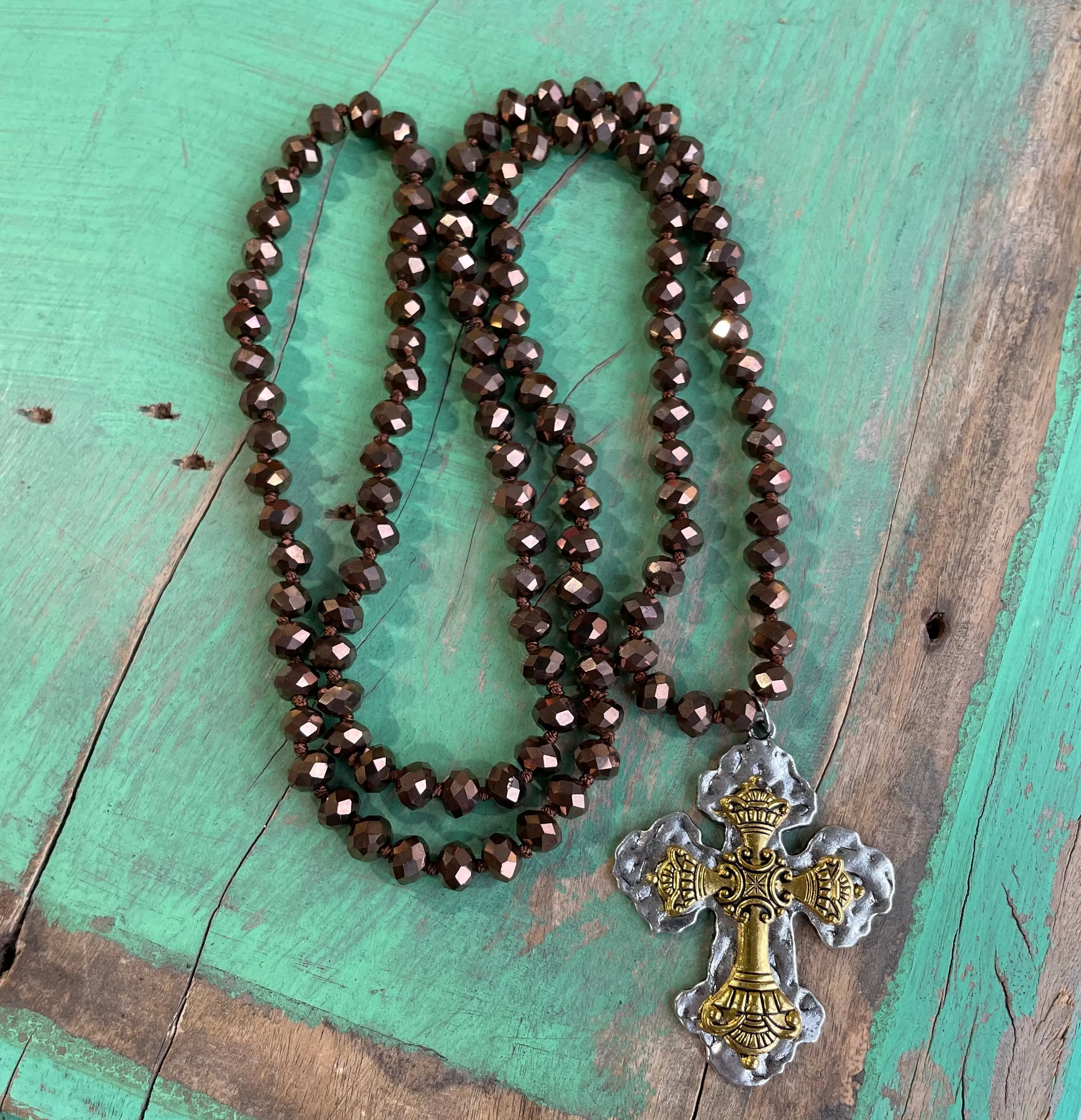 Long Crystal Faith Necklaces