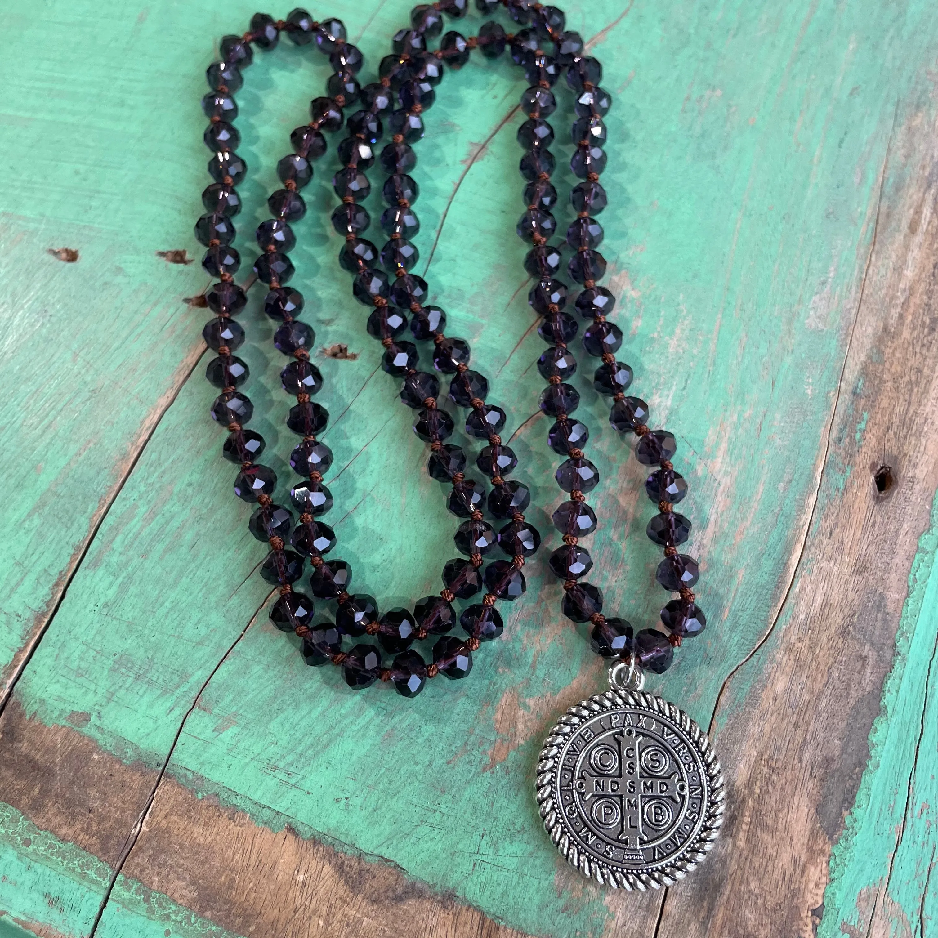 Long Crystal Faith Necklaces
