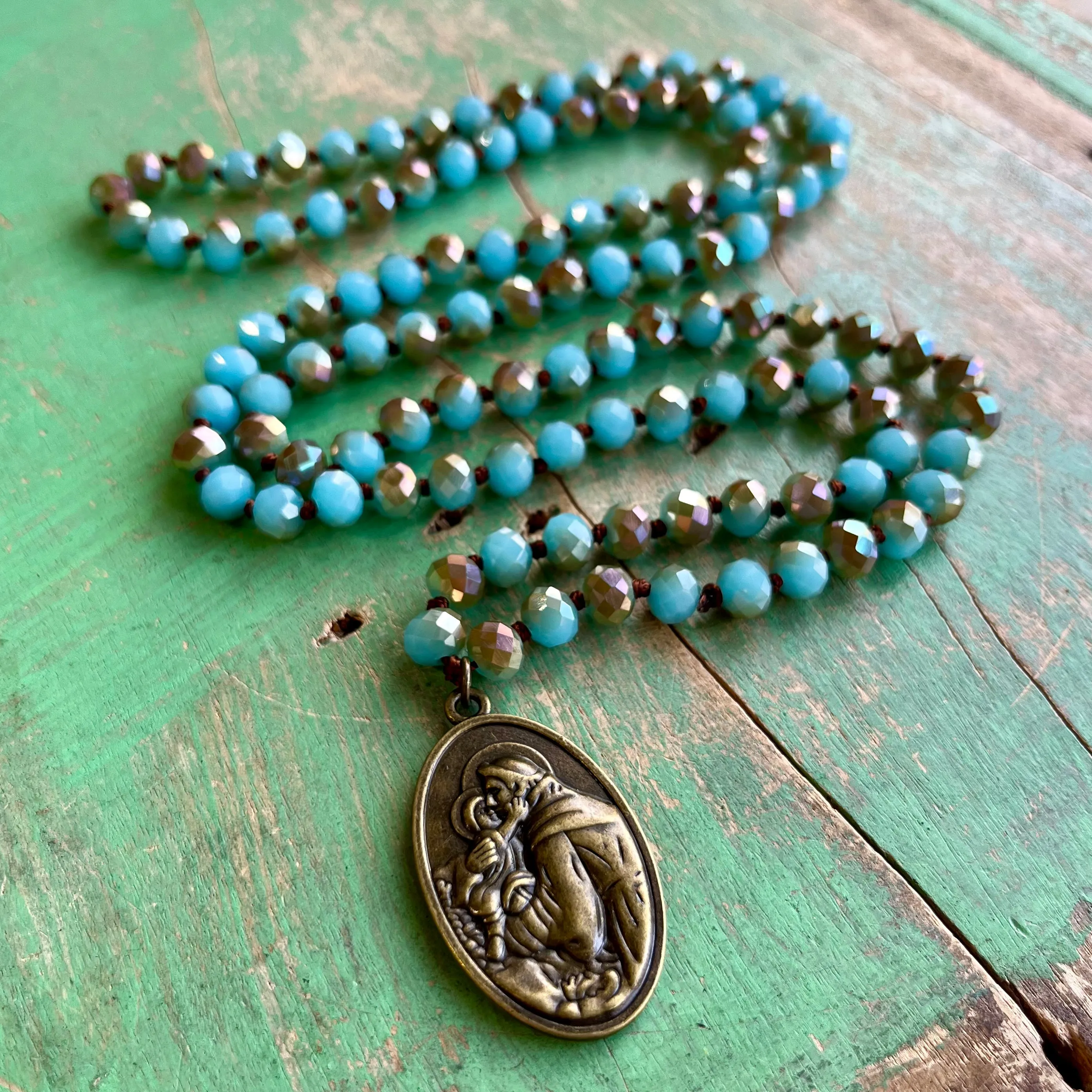 Long Crystal Faith Necklaces